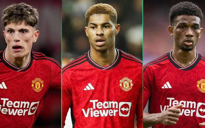 Bộ ba Garnacho, Rashford và Diallo đang có phong độ cao