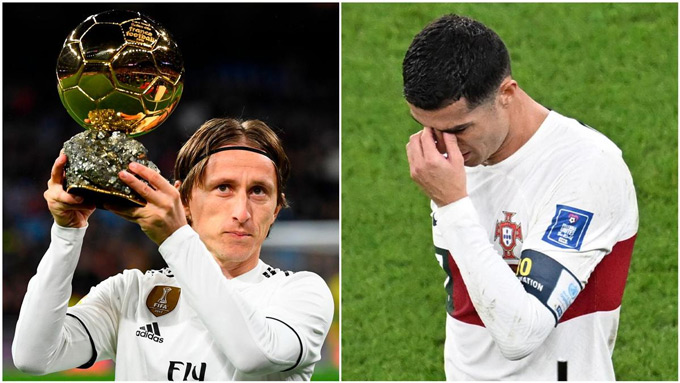 Nhiều người cho rằng Ronaldo đã bị Modric cướp Quả Bóng Vàng 2018